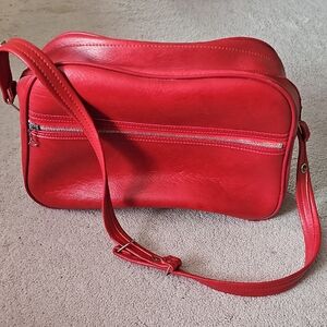 Vintage Bowler Style Leather Shoulder Bag